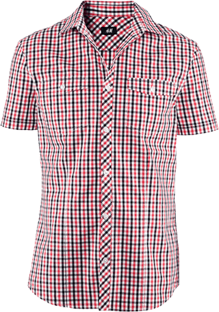 Classic Plaid Pattern Men's Stylish Short Sleeve Button Up, Summer Holiday Shirt