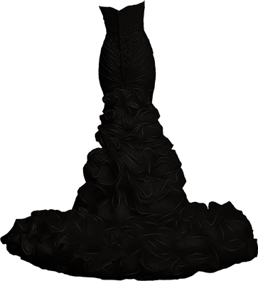 Strapless Neckline Gown